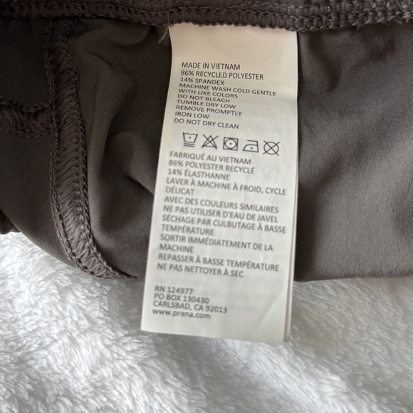 Prana Leonora Capris with Elastic Waist Drawstring Medium - Picture 9 of 9